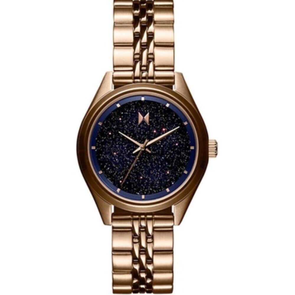 Mini Galaxy Midnight Rose Gold Watch NWT, Rare HTF